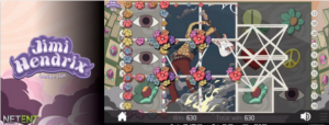 Screenshots of new NetEnt Slot Jimi Hendrix