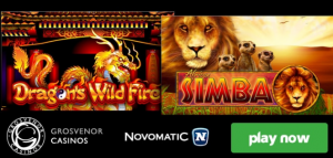 Two More Novomatic Titles Now Available at Grosvenor Casino