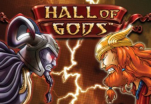 Millions on offer with Hall of Gods slot
