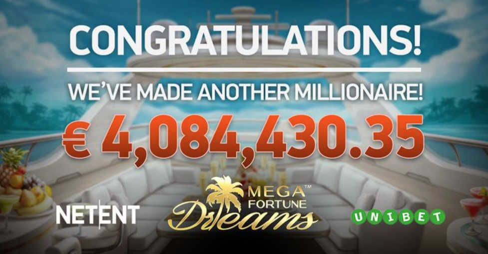 Mega Fortune Dreams Pays Out Big For UniBet Player