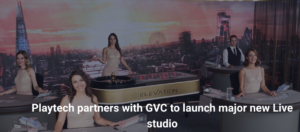 Playtech And GVC To Launch Live Casino Studio Elevation