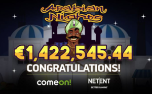 Swedish Player Scoops €1.4M Playing NetEnt’s Arabian Nights Slot