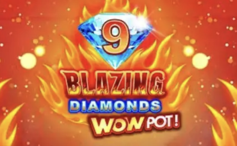 9 Blazing Diamonds WowPot Microgaming