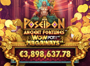 Videoslots Player cashes in a Huge €3,898,637.78 Playing Microgaming’s Brand New Slot Poseidon Ancient Fortunes WowPot Megaways