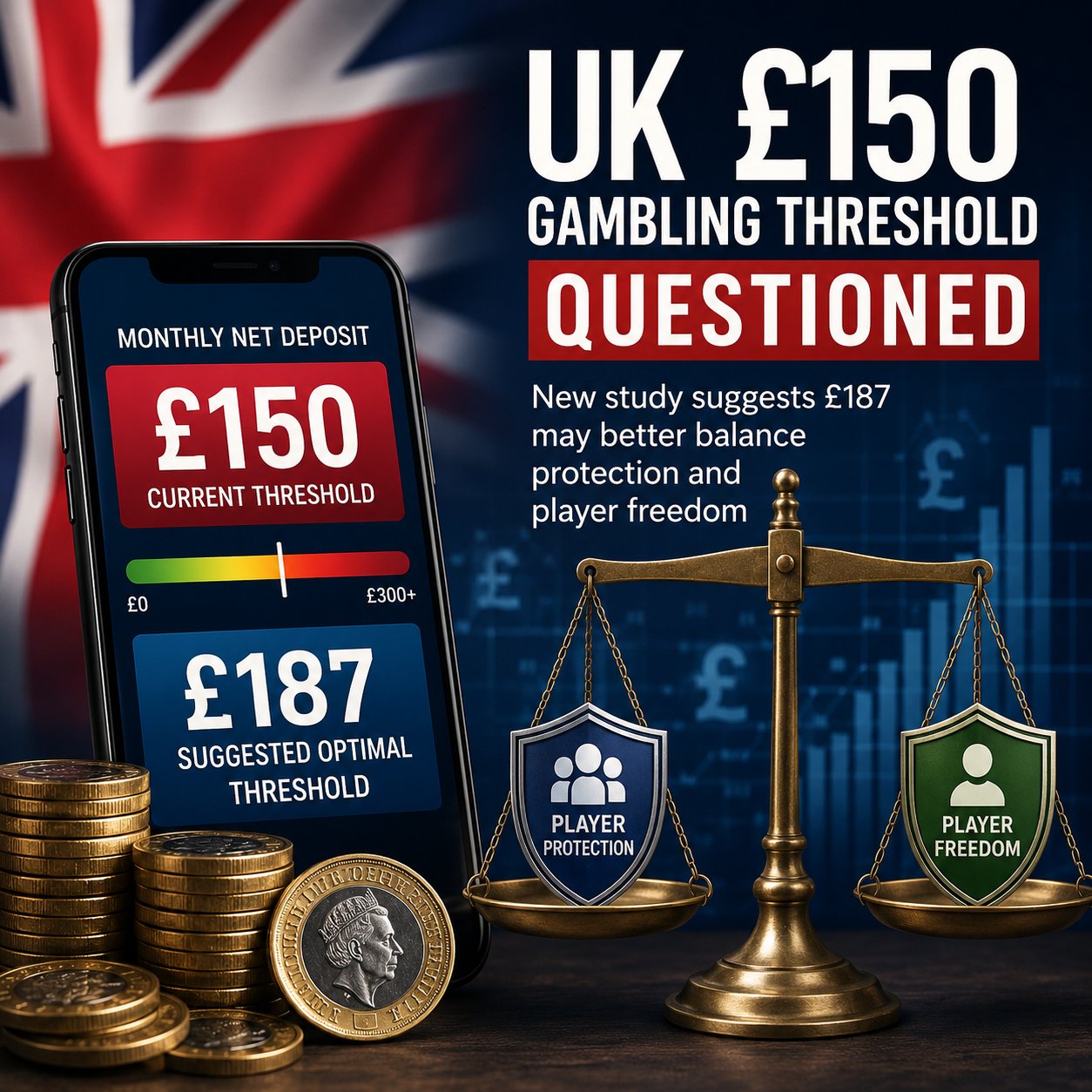 New Study Questions Whether the UK's £150 Gambling Threshold Is Set Too Low