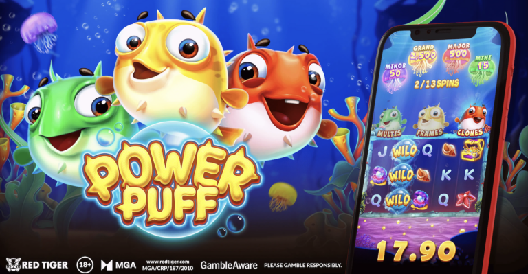 Red Tiger’s Power Puff Makes Waves with Three Mischievous Puffer Fish