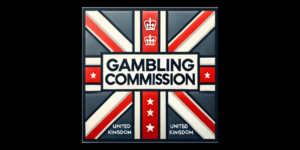 Gambling commission logo UK flag