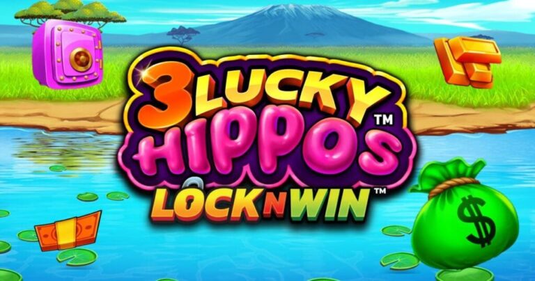 3 Lucky Hippos LockNWin